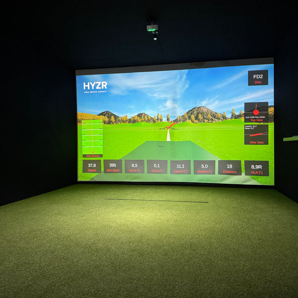 HYZR One Launch Monitor for Disc Golf Simulator